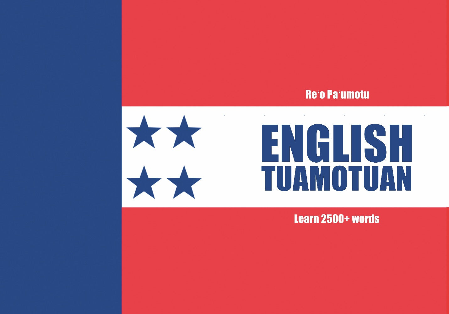 EnglishTuamotuan fill in the blanks notebook Arctic Polyglots Store