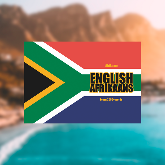 Afrikaans language learning notebook
