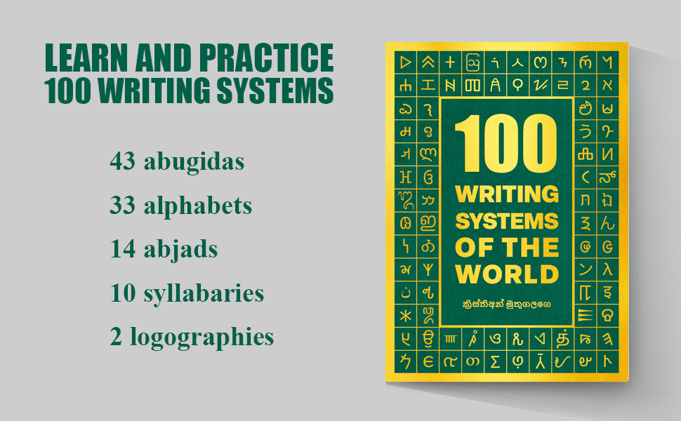 100 Writing Systems of The World by type