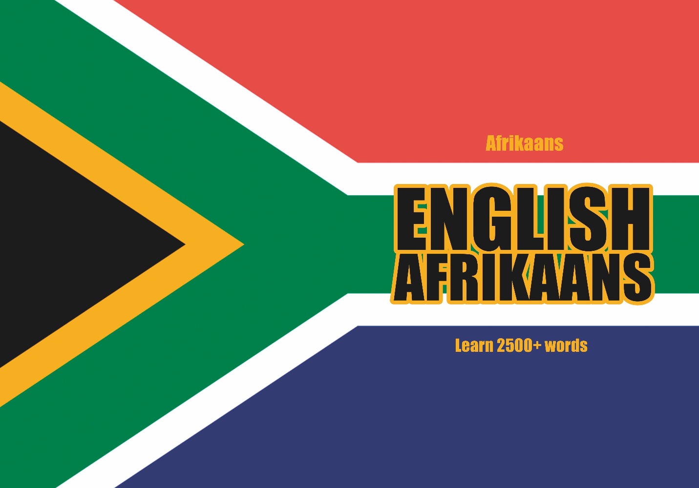 Afrikaans language learning notebook cover