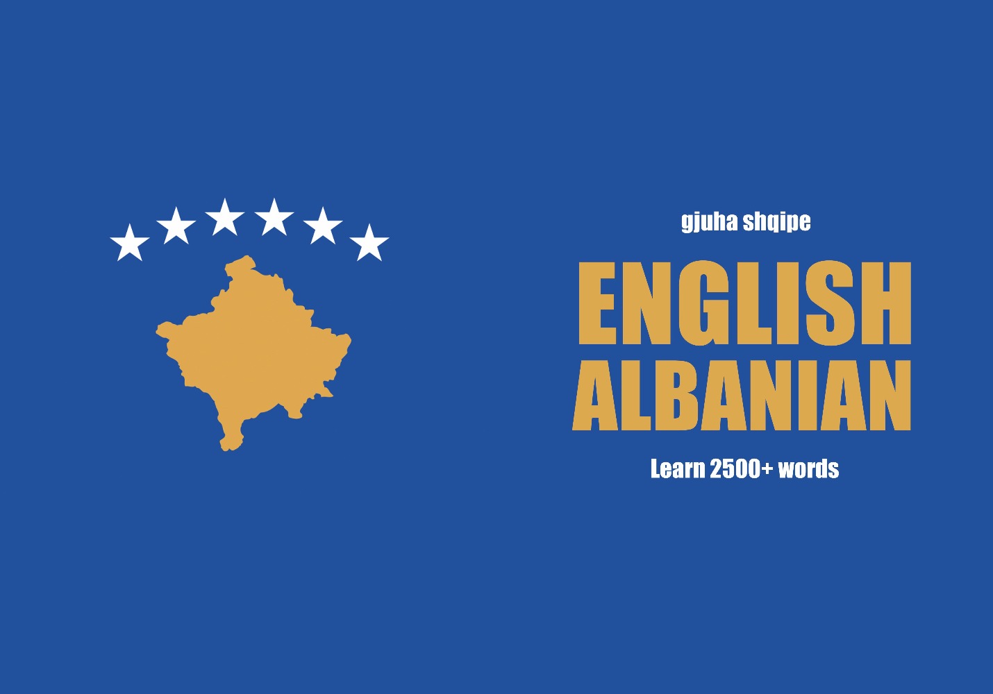 Kosovan Albanian language notebook cover