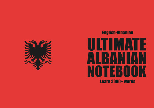 Ultimate Albanian Notebook cover