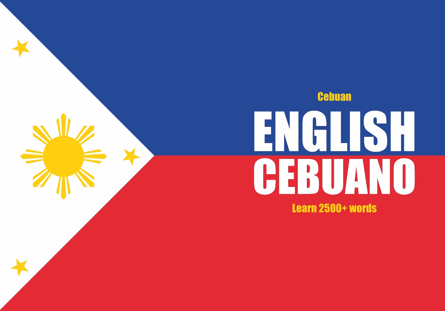 Cebuano language learning notebook cover