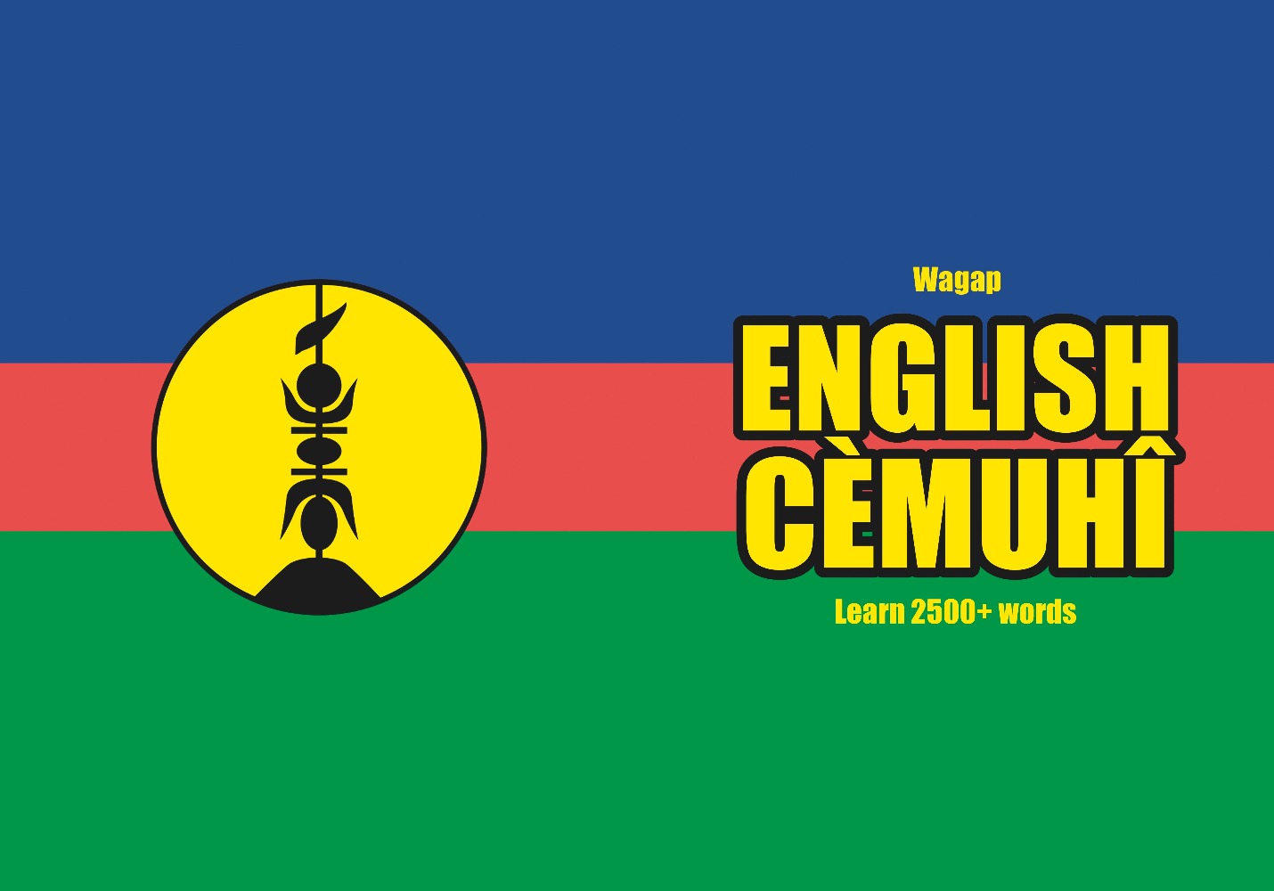 Cèmuhî language learning notebook cover