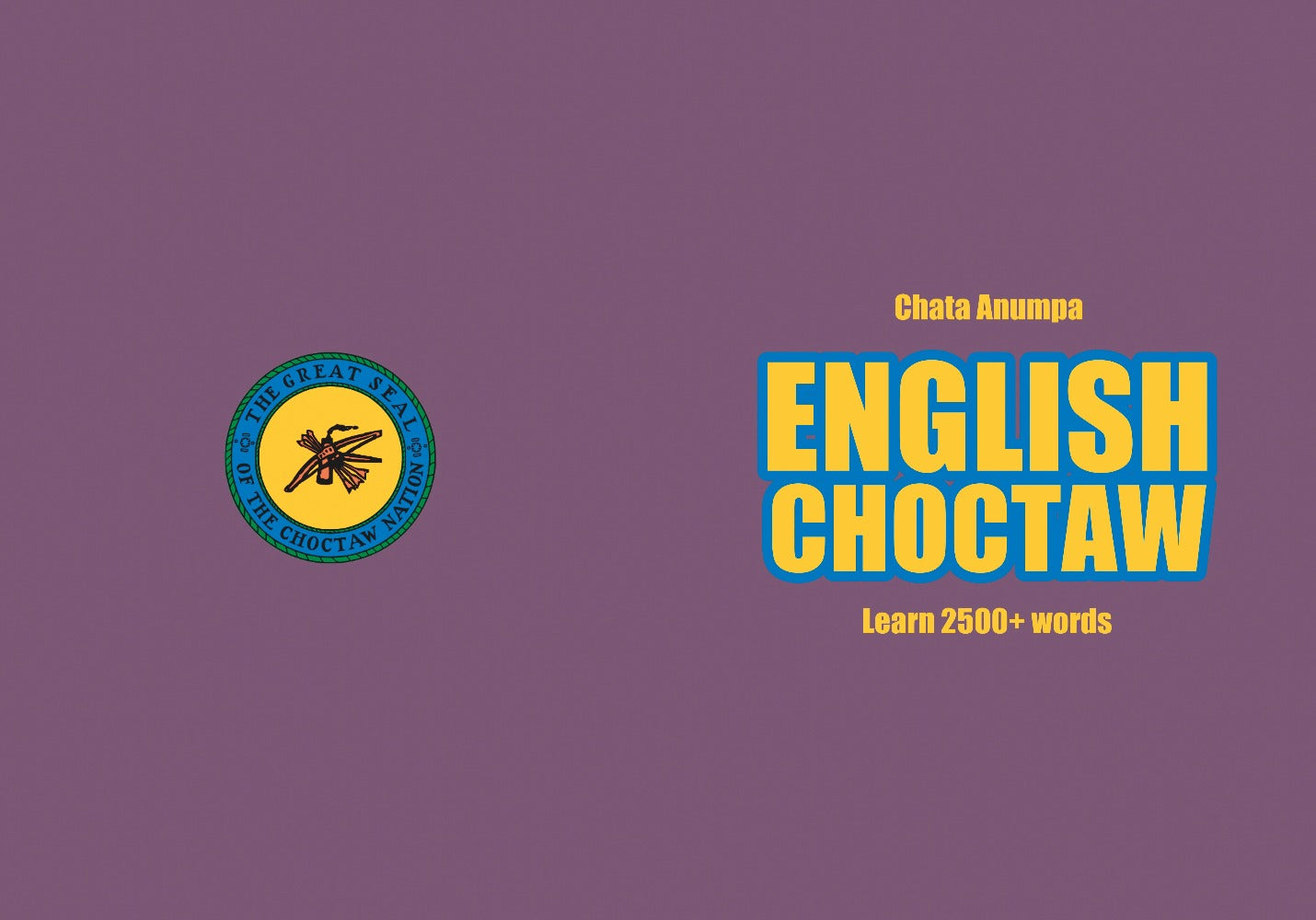 Choctaw language learning notebook cover