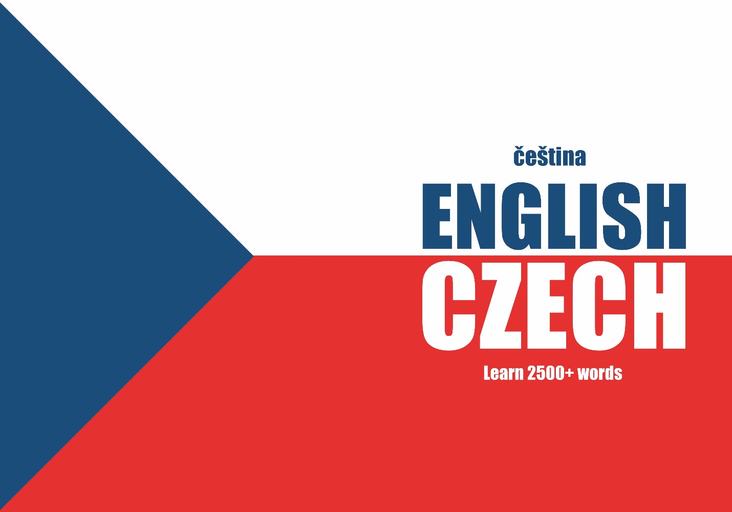 Czech language learning notebook cover