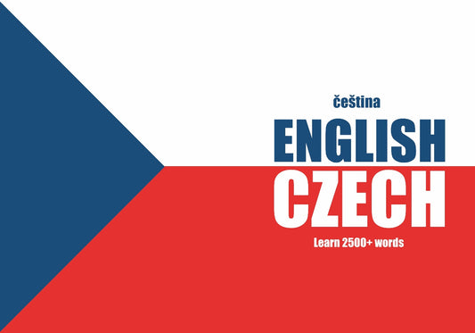 Czech language learning notebook cover