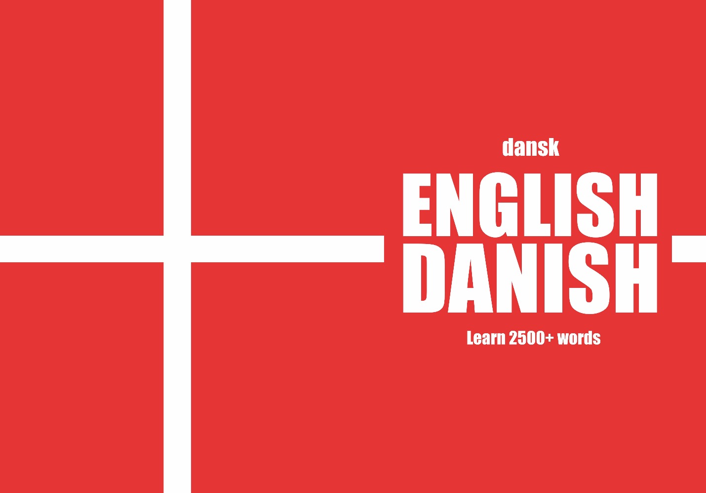 English-Danish fill in the blanks notebook – Arctic Polyglots Store