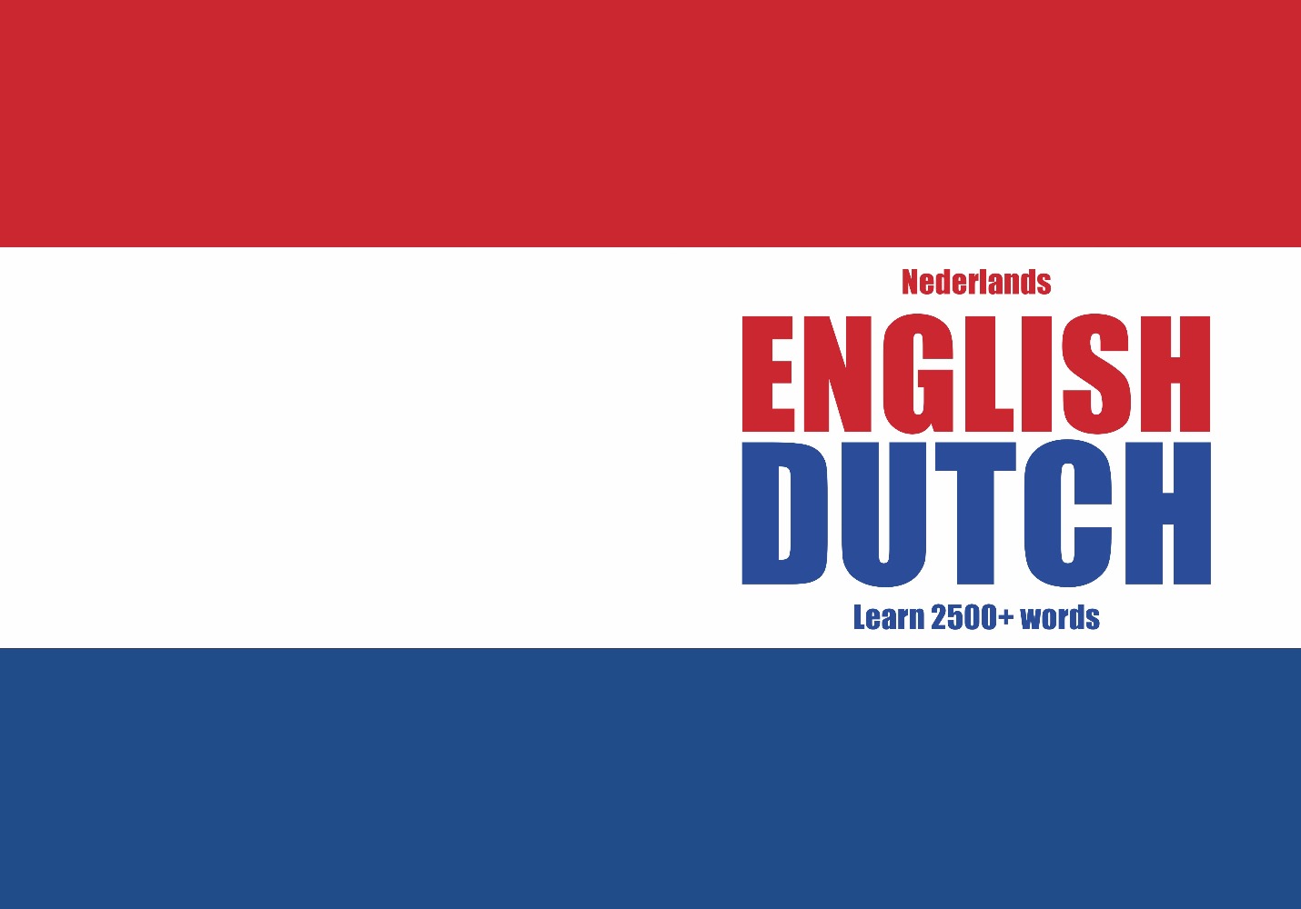 Dutch language learning notebook cover