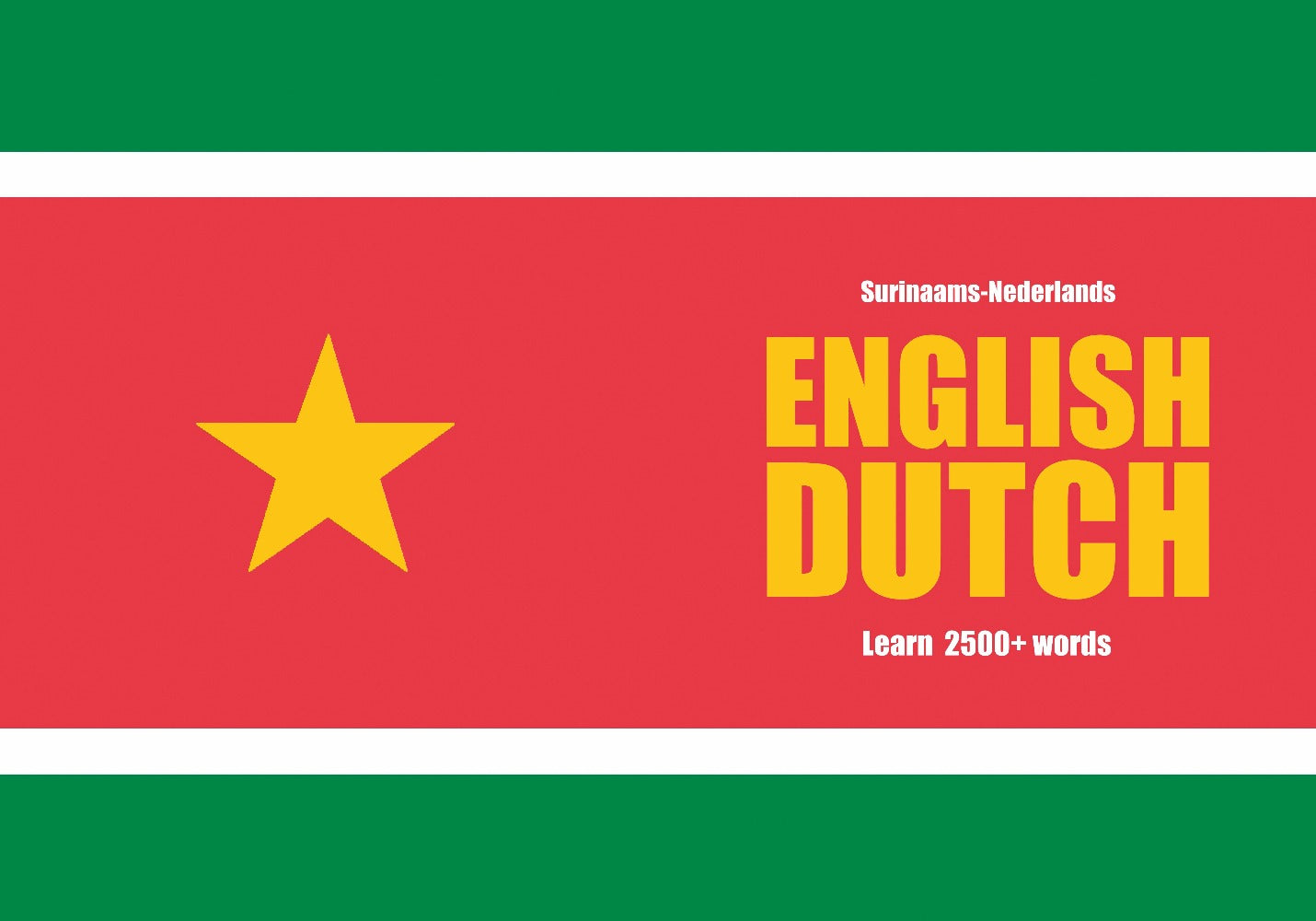 Surinamese Dutch language notebook cover