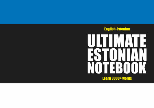 Ultimate Estonian Notebook cover