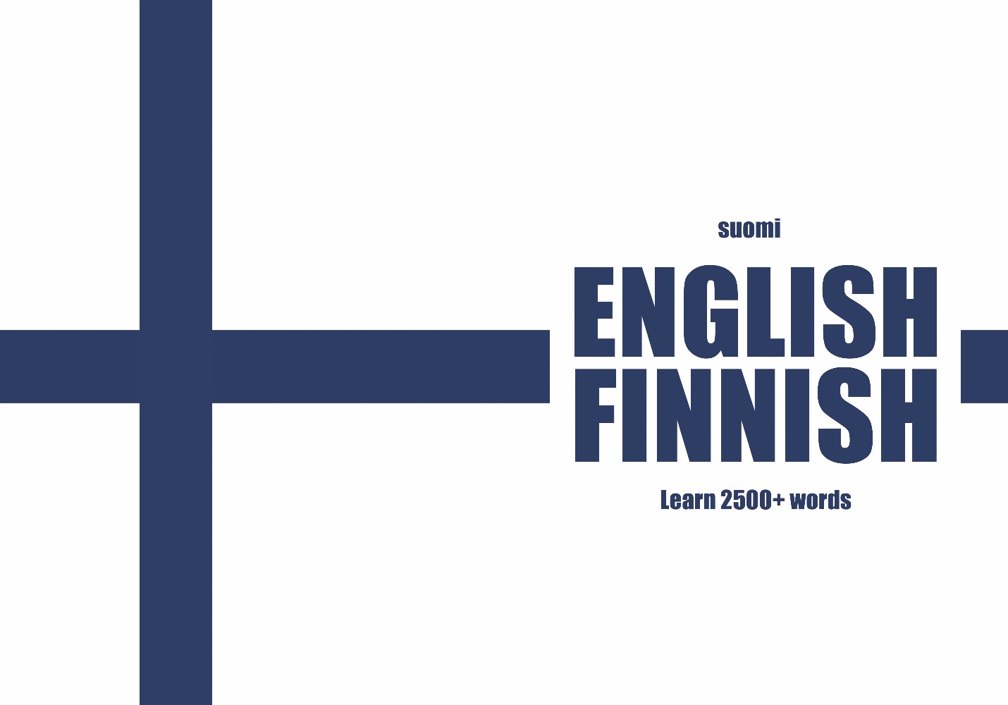 Finnish language learning notebook cover