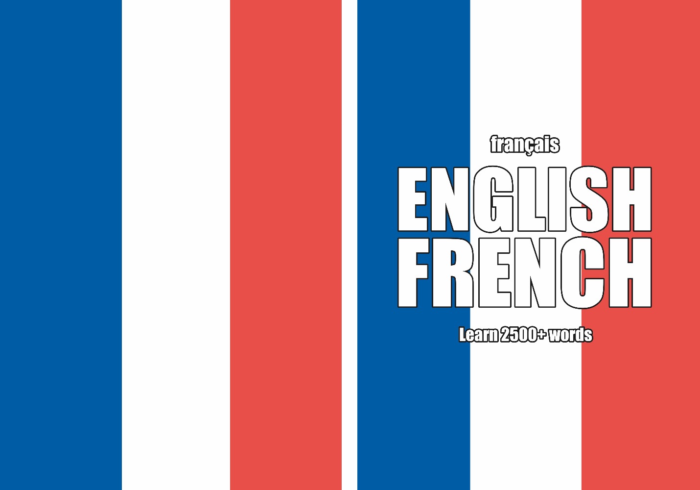 French language learning notebook cover