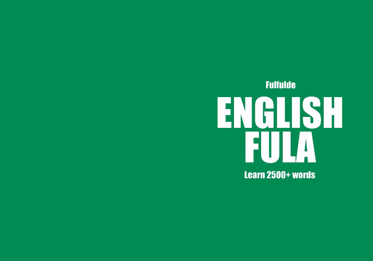 Fula Written Language English-Fula fill in the blanks notebook – Arctic Polyglots Store