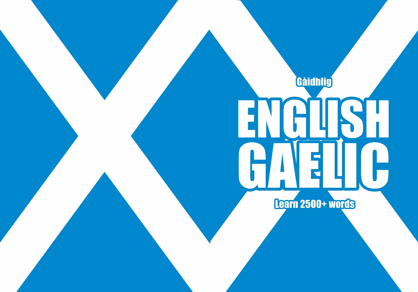 Gaelic language learning notebook cover