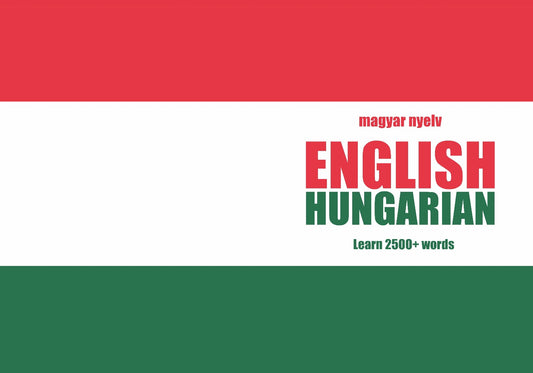 Hungarian language learning notebook cover