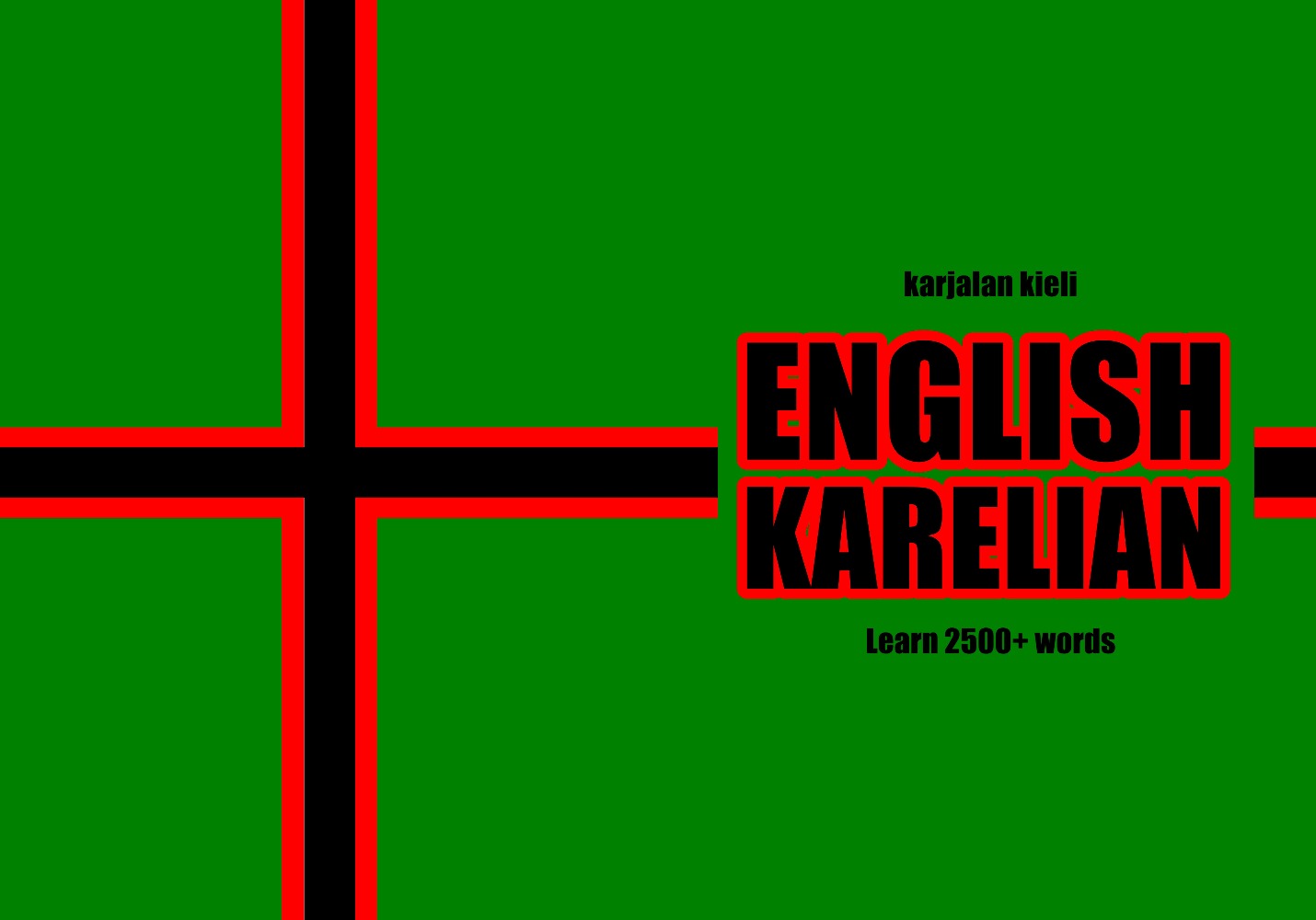 Karelian language learning notebook cover