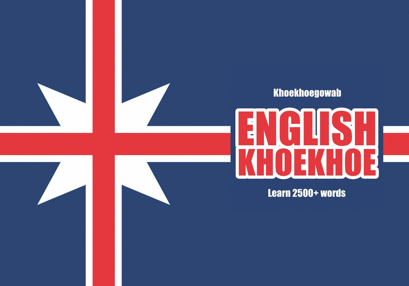 Khoekhoe language learning notebook cover