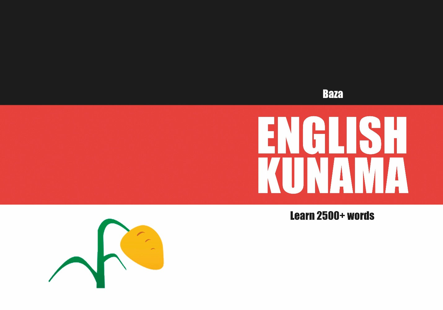 Kunama language learning notebook cover