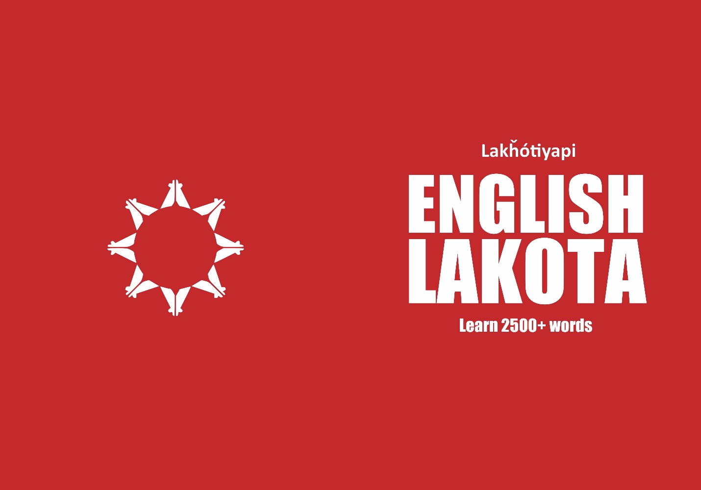 Lakota language learning notebook cover