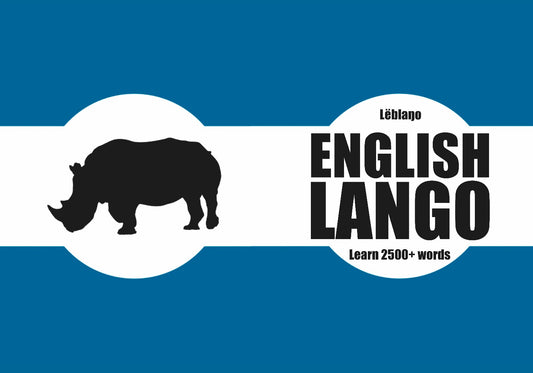 Lango language learning notebook cover