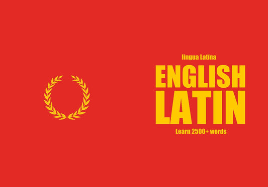 Latin language learning notebook cover