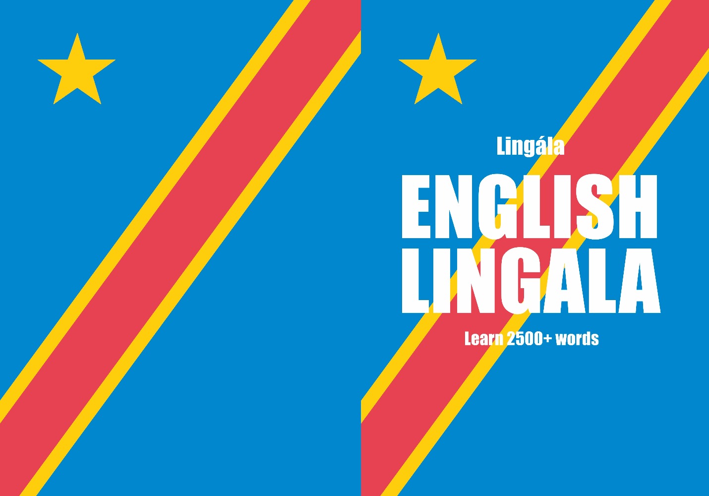 Lingala language learning notebook cover
