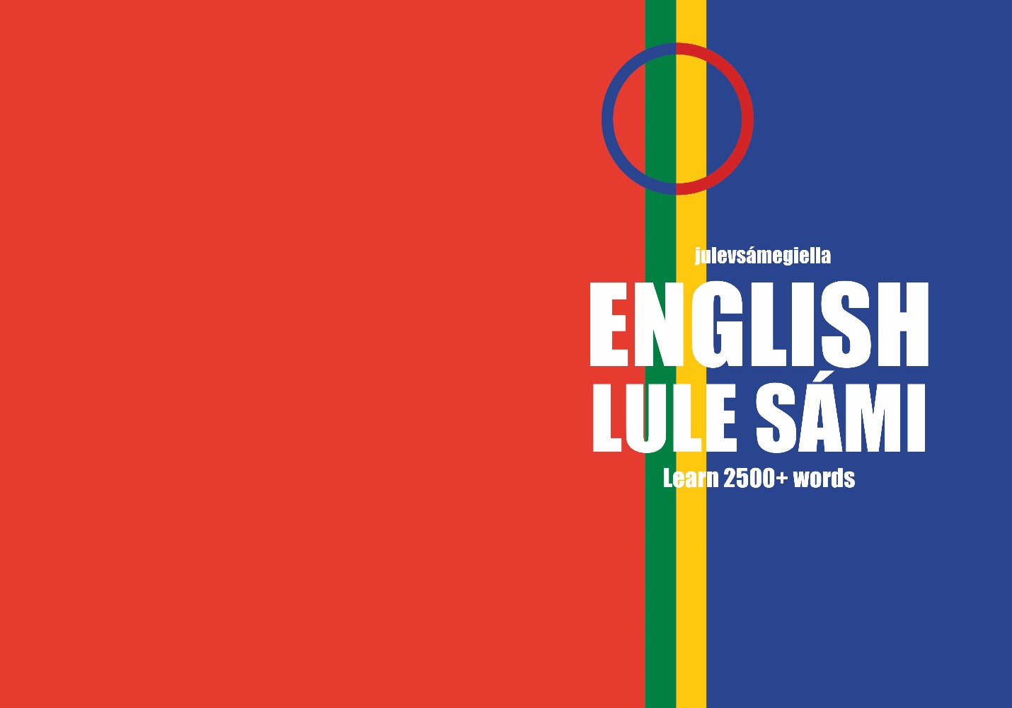 Lule Sámi language learning notebook cover