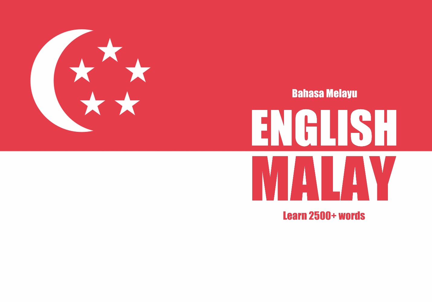 Malay (Singapore) language notebook cover