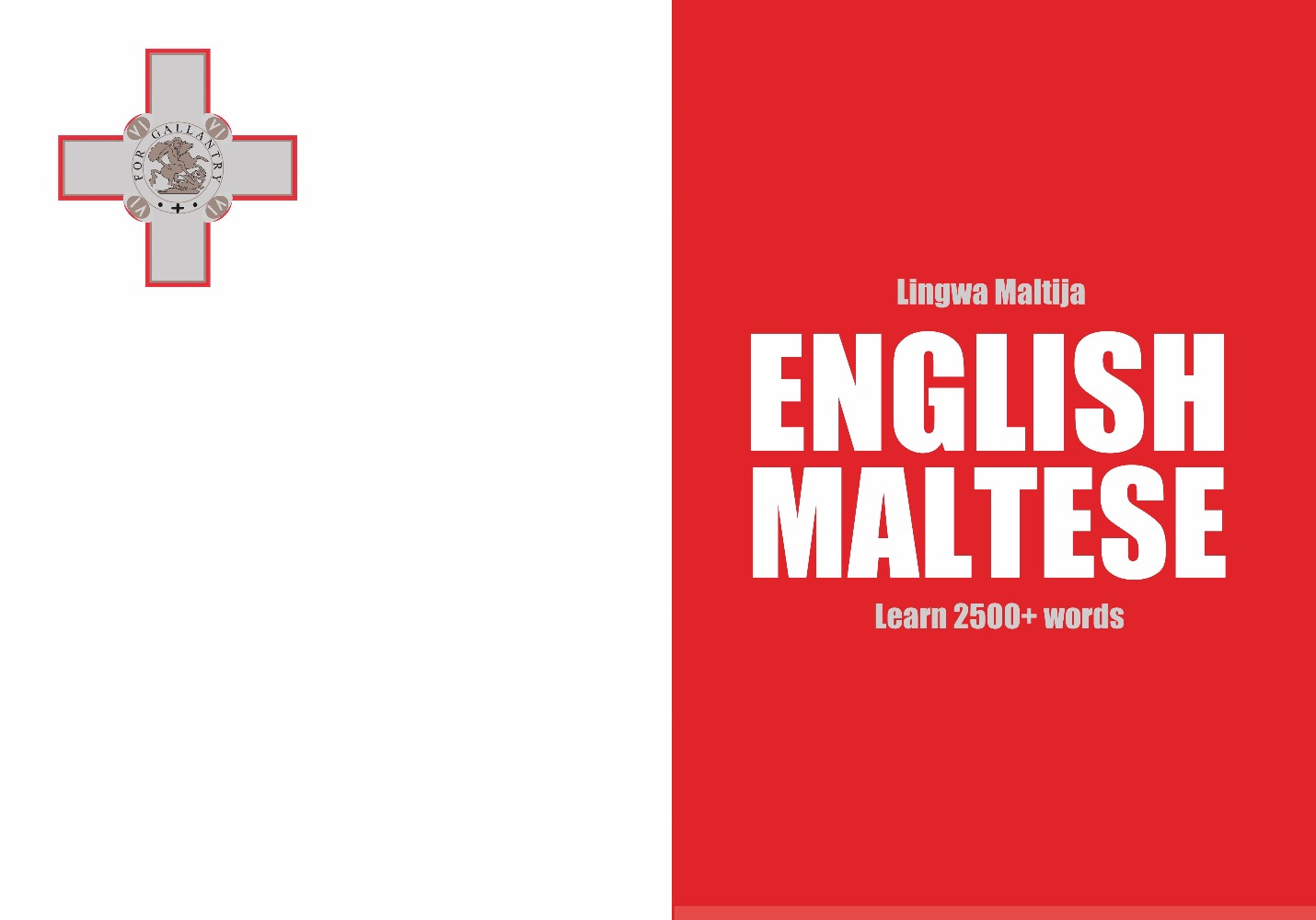 Maltese language learning notebook cover