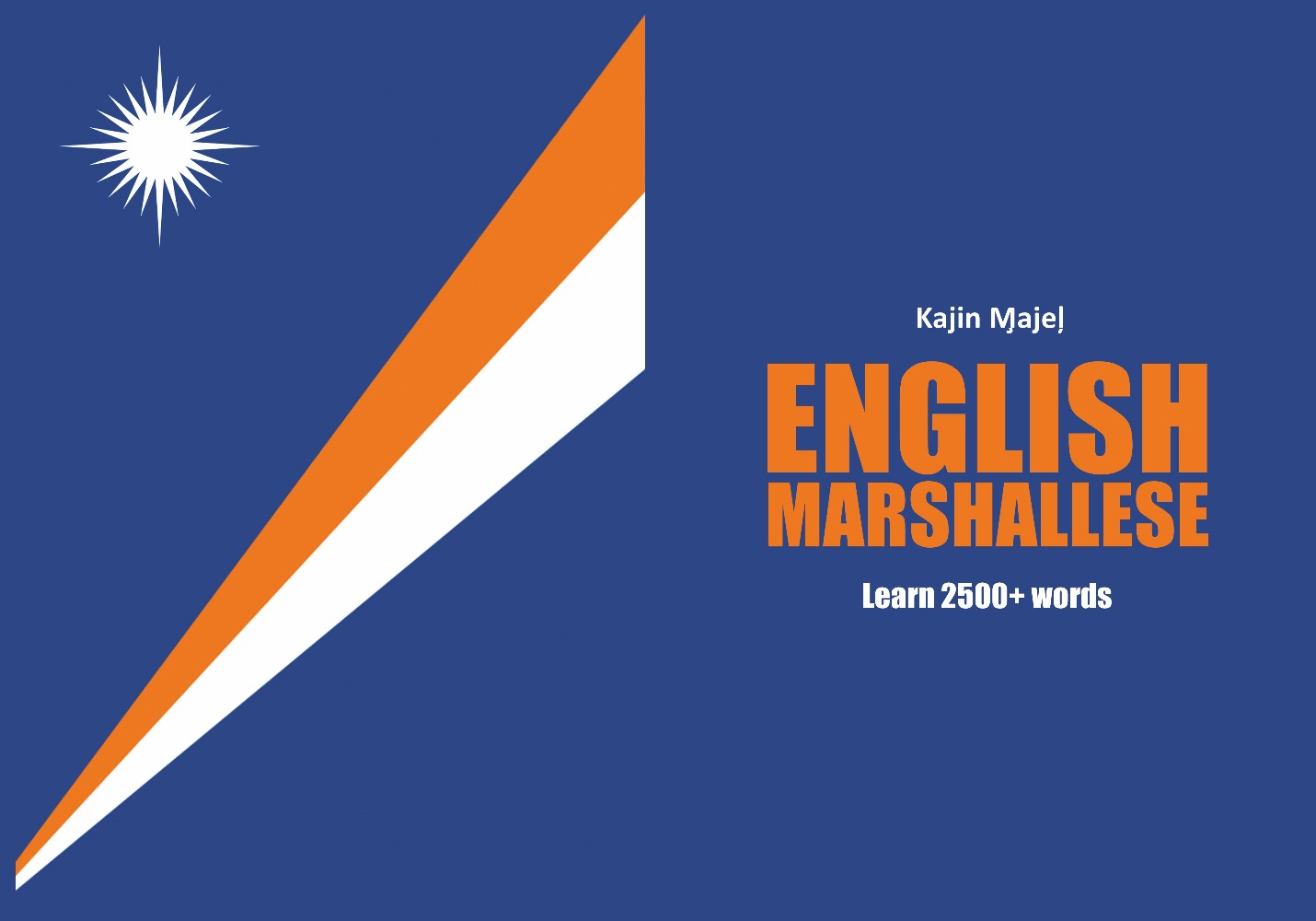 Marshallese language learning notebook cover
