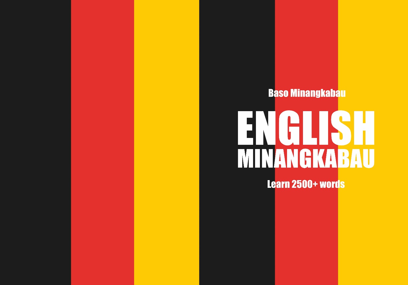 Minangkabau language learning notebook cover