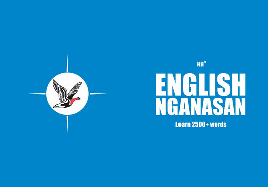 Nganasan language learning notebook cover