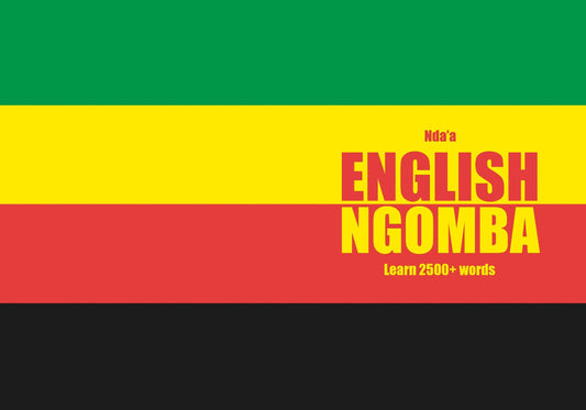 Ngomba language learning notebook cover