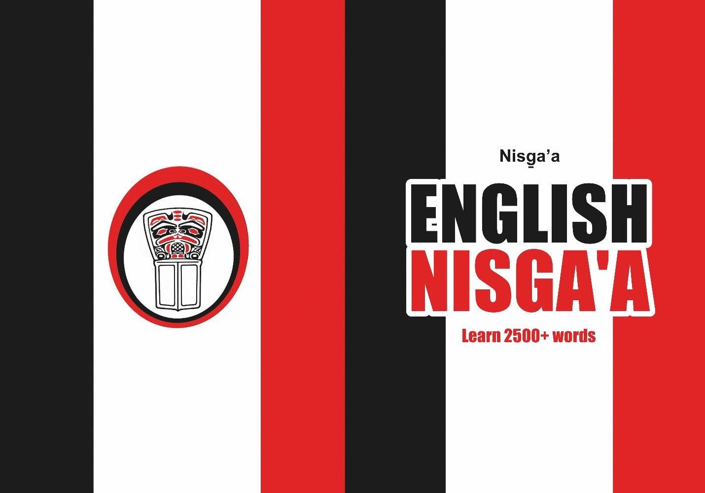 Nisga'a language learning notebook cover