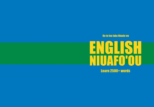 Niuafo'ou language learning notebook cover