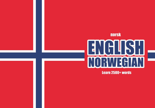 Norwegian language learning notebook cover