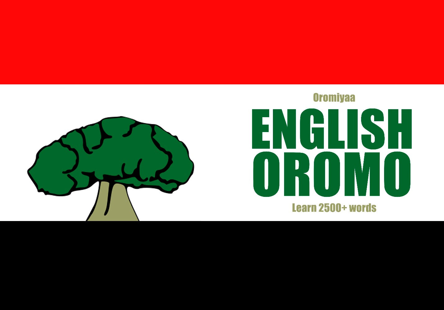 Oromo language learning notebook cover