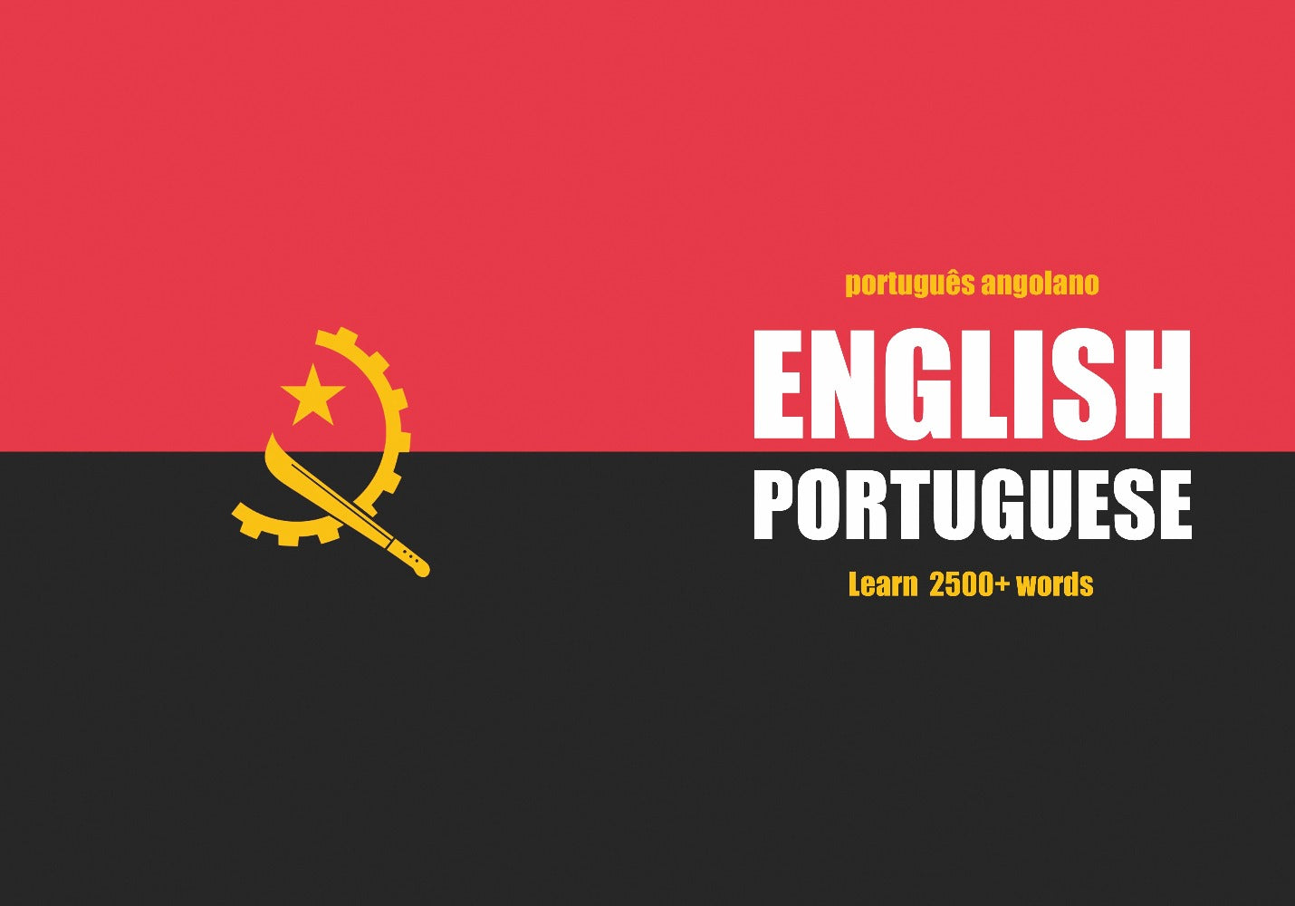 Angolan Portuguese language notebook cover