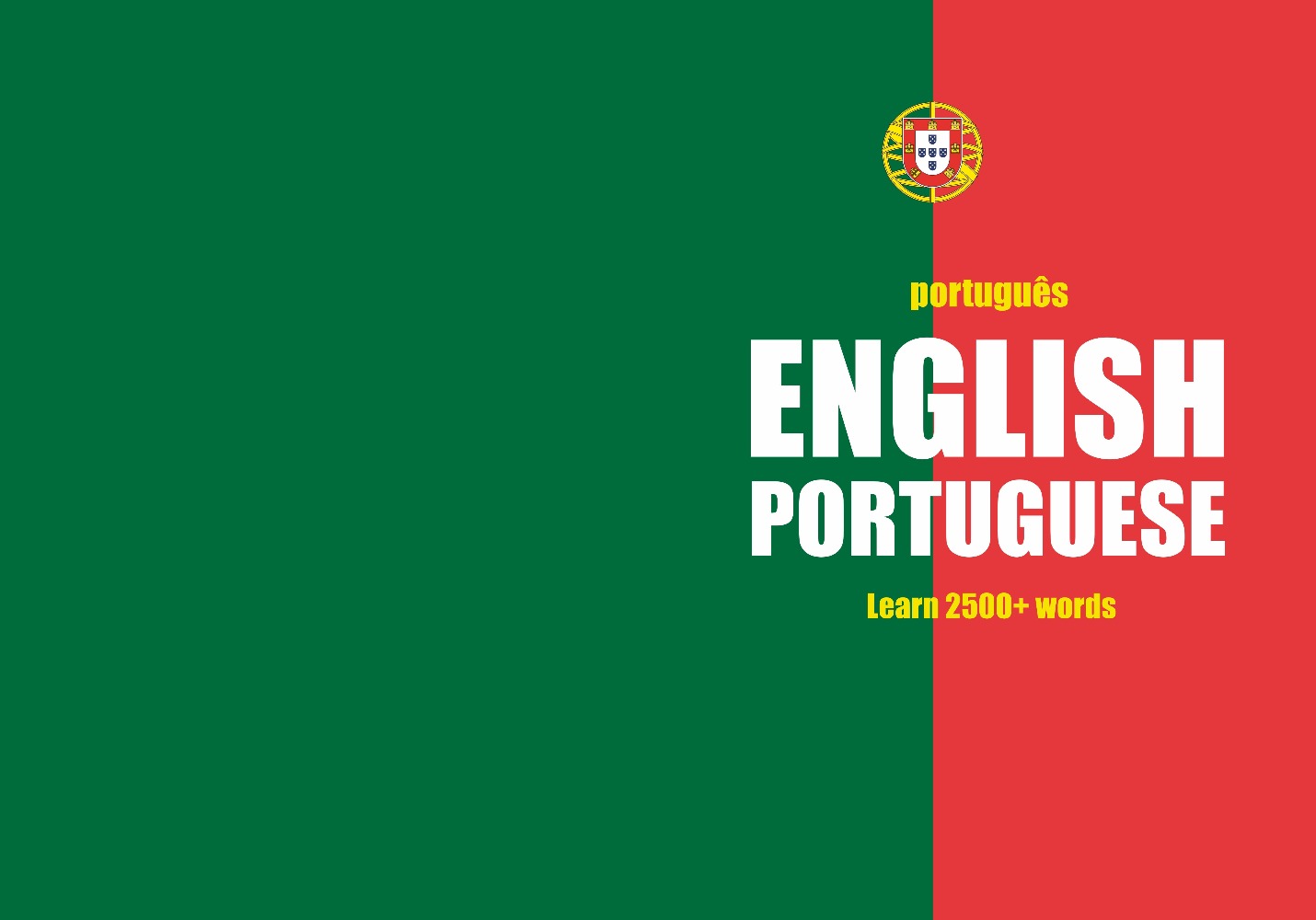 Portuguese language learning notebook cover