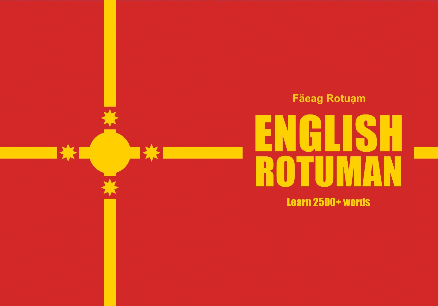 Rotuman language learning notebook cover