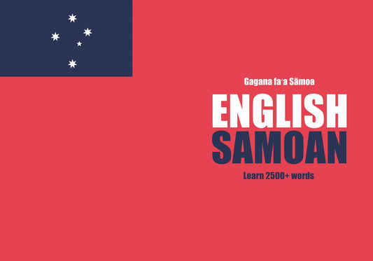 Samoan language learning notebook cover