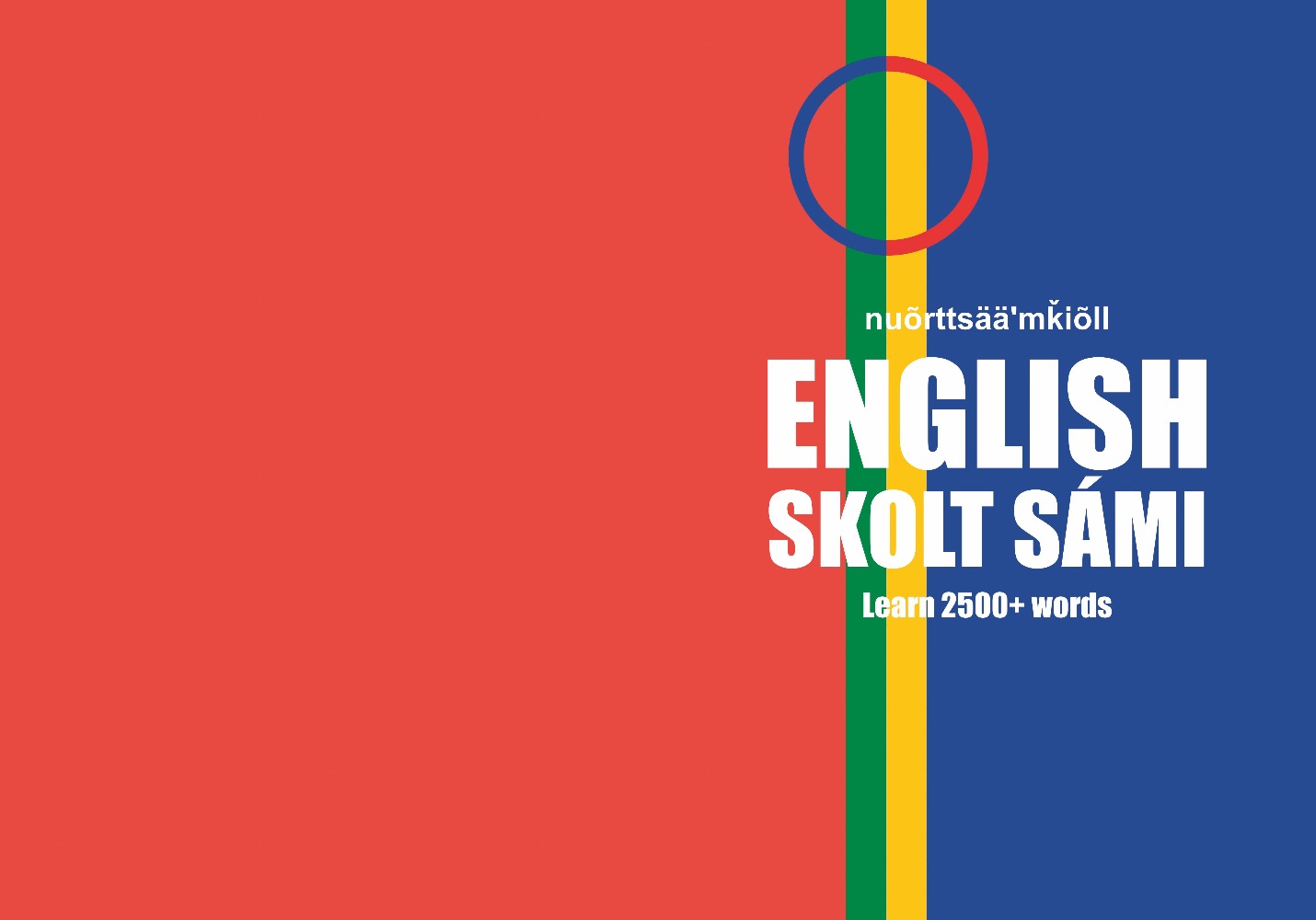 Skolt Sámi language learning notebook cover