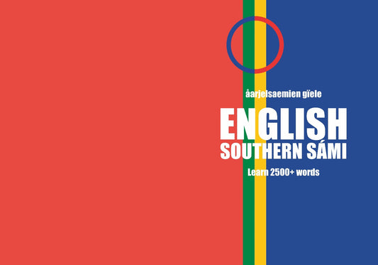 Southern Sámi language learning notebook cover