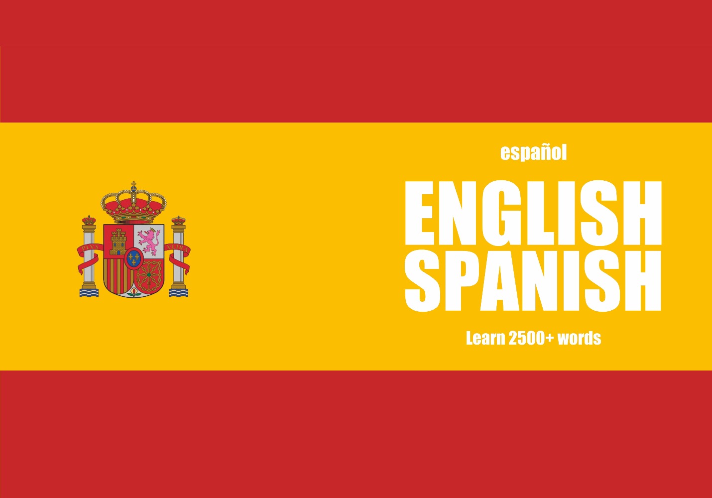 Spanish language learning notebook cover