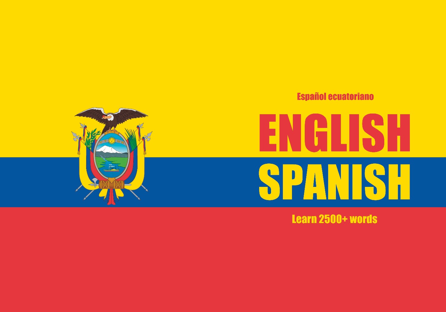 Ecuadorian Spanish language notebook cover