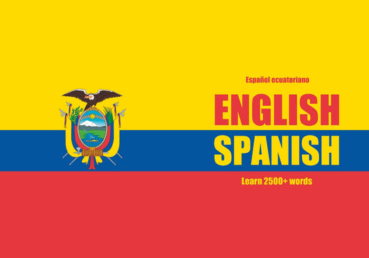 Ecuadorian Spanish language notebook cover