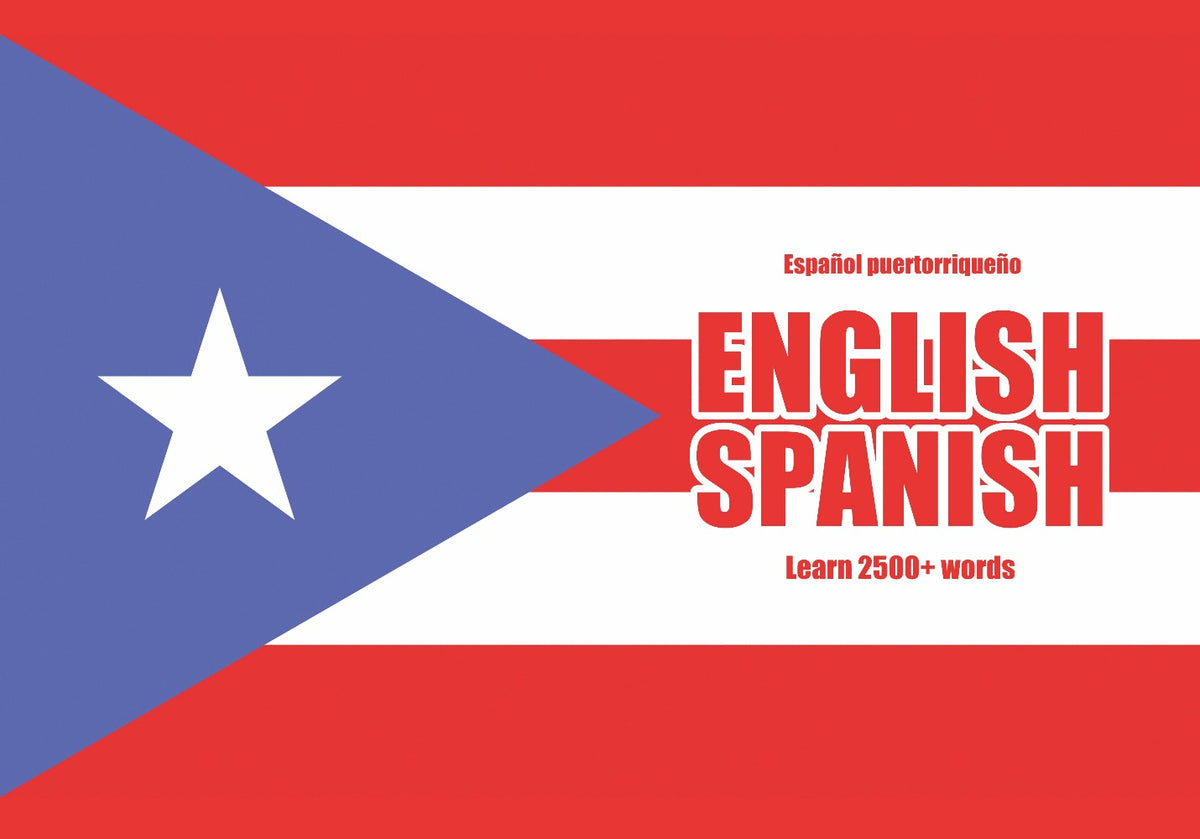 Puerto Rico Notebook English-Spanish (Puerto Rico) fill in the blanks notebook – Arctic ...