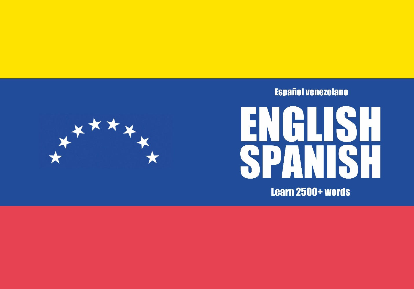 Venezuelan Spanish language notebook cover