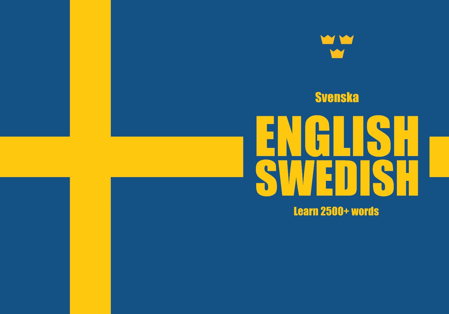 Swedish language learning notebook cover
